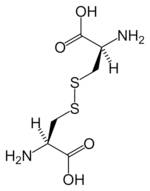 Cistin, prikazana disulfidna veza