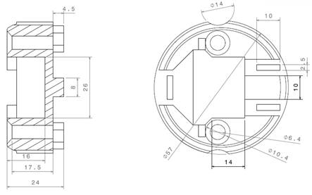 Geometrija kucišta od bakelita